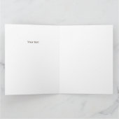 レッドローズウィズブドハッピーバースデー カード (内部)