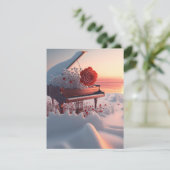 レッドローズウィンターグランドピアノ (スタンド正面)