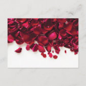 レッドローズウェディングレセプション エンクロージャーカード (裏面)