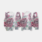 レッドローズウォーターカラーアートパーティーケーキお気に入りボックス フェイバーボックス (折り畳みなし)