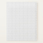 レッドローズウォーターカラードット女性イニシャルプランナー プランナー手帳 (裏面)