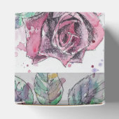 レッドローズウォーターパーティーハートケーキお願いボックス フェイバーボックス (上部)