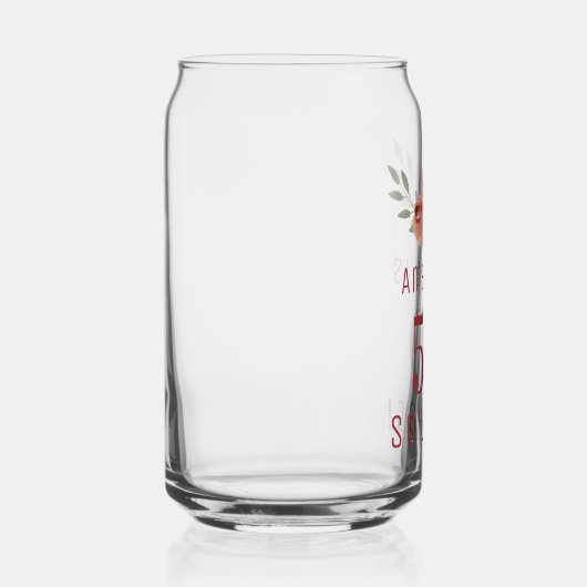 レッドローズウォーター前向きカラーフローラ50誕生日 ガラス缶 (右)