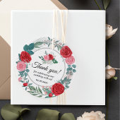 レッドローズウォーター結婚カラーありがとう フェイバータグ