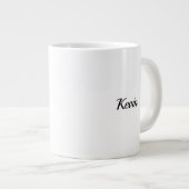 レッドローズウォーター結婚カラー ジャンボコーヒーマグカップ (正面右)