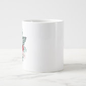 レッドローズウォーター結婚カラー ジャンボコーヒーマグカップ (正面)