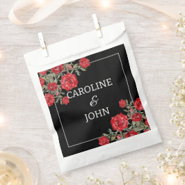 レッドローズウォーター色のフローラ結婚ズ フェイバーバッグ