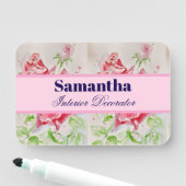 レッドローズウォーター色バラピンクフローラ 名札 (インサイチュ)