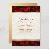 レッドローズエレガンス – ありがとう サンキューカード (正面/裏面)