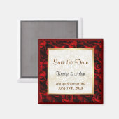 レッドローズエレガンス マグネット (正面/裏面)