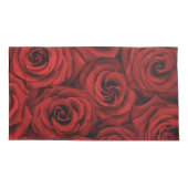 レッドローズエレガントフローラキングサイズ 枕カバー (裏面)