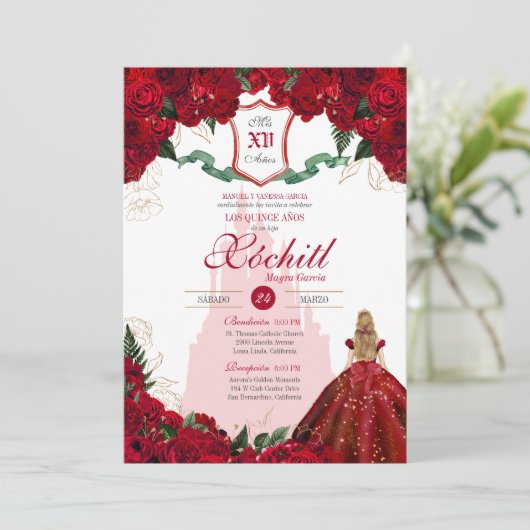 レッドローズエレガントプリンセス城キンセアニェラ 招待状 (スタンド正面)