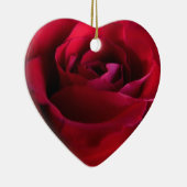 レッドローズオーナメントロマンチックバラデコレーション セラミックオーナメント (右)