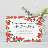 レッドローズカスタムフォトキンセアニラ 招待状 (スタンド正面)