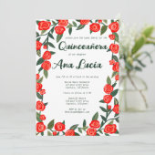 レッドローズカスタムフォトキンセアニラ 招待状 (スタンド正面)