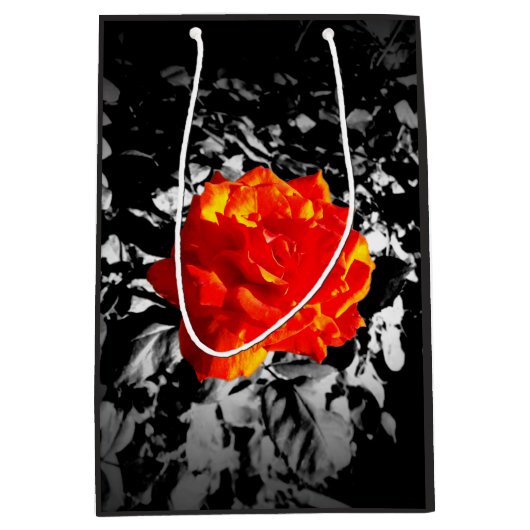 レッドローズカスタム抱き枕 ミディアムペーパーバッグ (正面)