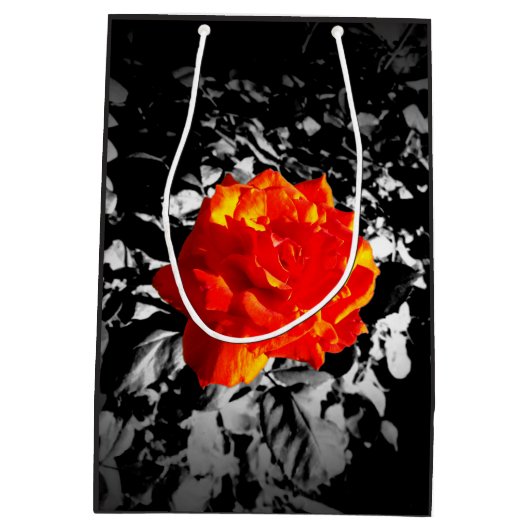 レッドローズカスタム抱き枕 ミディアムペーパーバッグ (裏面)