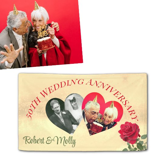 レッドローズカスタム記念日 横断幕