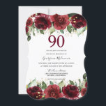 レッドローズグリッターフローラ90thバースデーパーティー 招待状<br><div class="desc">レッドローズグリッターフローラ90thバースデーパーティー招待状ニッチとネストストアのマッチングコレクションを参照</div>