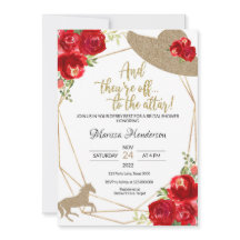 レッドローズケンタッキーダービーブライダルシャワー