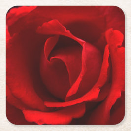 レッドローズコースタクナ スクエアペーパーコースター