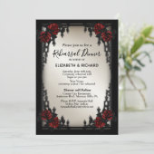 レッドローズゴシックリハーサルディナーアイアンゲート 招待状 (スタンド正面)