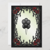 レッドローズゴシックSweet sixteen鉄門 招待状 (裏面)