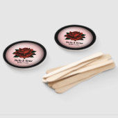 レッドローズゴシッ結婚クのパーソナル ハンドファン (組立なし)