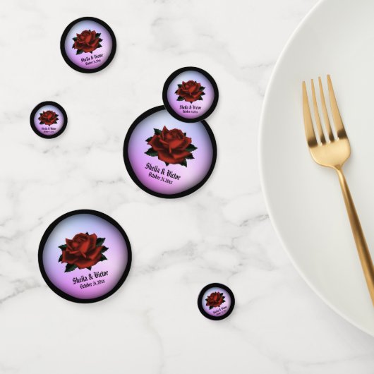 レッドローズゴシッ結婚クの名前と伊達紫 コンフェッティ (グループ)