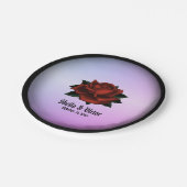 レッドローズゴシッ結婚クの名前と伊達紫 ペーパープレート (アングル)