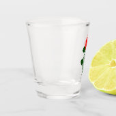 レッドローズショットグラス ショットグラス (左)