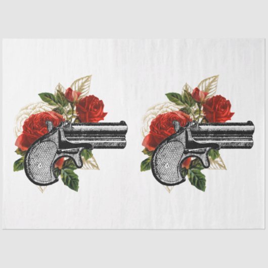 レッドローズスチームパンクシリーズデザイン1 薄葉紙 (正面)