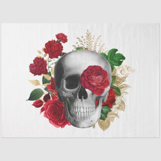 レッドローズスチームパンクシリーズデザイン21 薄葉紙 (正面)