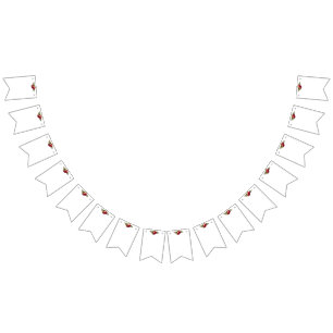 レッドローズスワガー バンティングフラッグ