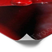 レッドローズダイヤモンド ポスター (角)