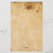 レッドローズダークファンタジー 便箋 (裏面)