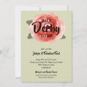 レッドローズダービーパーティー 招待状 (正面)