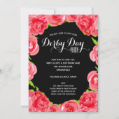 レッドローズダービーレースパーティー 招待状 (正面)