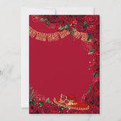 レッドローズチャエレガントーロキンセアニェラ招待状 招待状 (裏面)