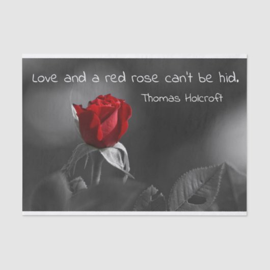 レッドローズティッシュペーパー 薄葉紙 (正面)