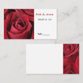 レッドローズテーブル座席表 プレイスカード (正面/裏面)