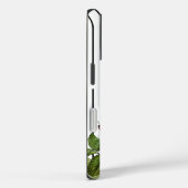 レッドローズトレンディーブラックアンドホワイトピントリストライプップ Case-Mate iPhoneケース (裏面 / 右)