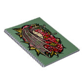 レッドローズドラゴンアート ノートブック (右側)