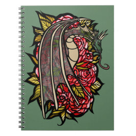 レッドローズドラゴンアート ノートブック