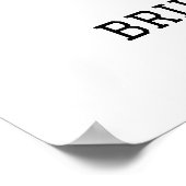 レッドローズハットダービーブライダルシャワーウェルカム ポスター (角)