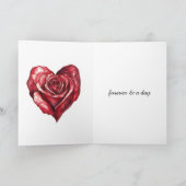 レッドローズハートラブ カード (内部)