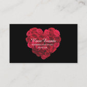 レッドローズハート 名刺 (正面)