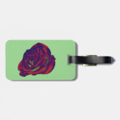 レッドローズバッグラベル ラゲッジタグ (裏面横)