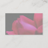 レッドローズバッドレインドロップズフローラ名刺 名刺 (裏面)