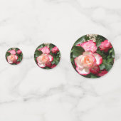 レッドローズバラフローラフォトレディースバースデーパーティー コンフェッティ (正面)